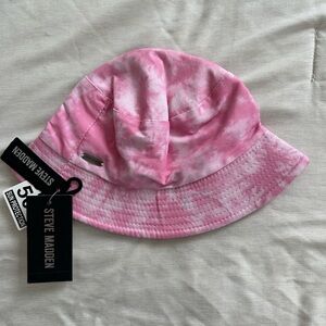 Steve Madden Pink Tie-Dye Bucket Hat